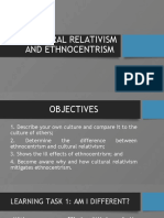 Cultural Relativism and Ethnocentrism