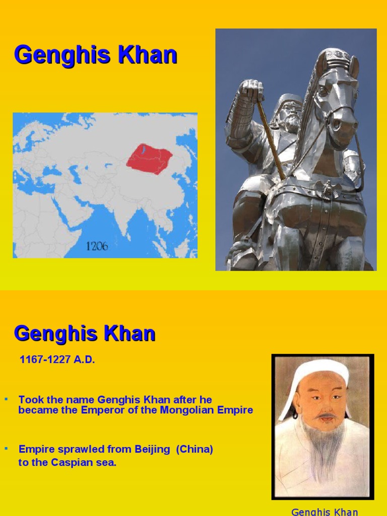 Genghis Khan | PDF | Mongol Empire | Genghis Khan