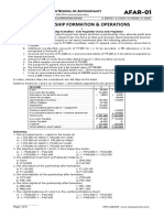 AFAR-01 (Partnership Formation & Operations)