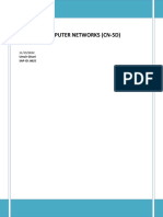 Computer Networks (Cn-5D) : Assignment # 02