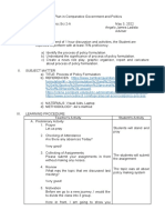 Lesson Plan On Comparative Government and Politics