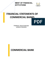 Chap II Financial Statements of Commercial Banks