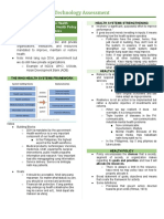 HEALTH TECHNOLOGY ASSESSMENT (Prelims)