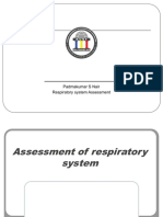 Assessment of Respiratory System PDF