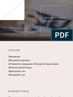 Pre and Post Operative Care: To: DR - Biniyam. By: Biniam.M