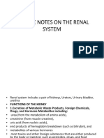 Lecture Notes On The Renal System-1