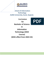 For Bachelor of Science in Information Technology (2022 Course) (With Effect From 2022-23)