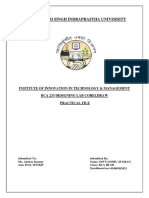 Devyanshu Bca Iii M1 CD Practical File