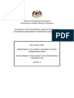 Noss Prasekolah P854-009-4-2020 Preschool Teaching and Education Administration