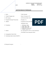 Daftar Riwayat Pekerjaan