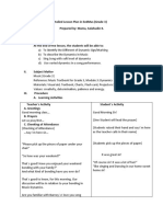 A Detailed Lesson Plan in EedMus 3c