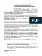 Employment Contract Model Per Days - DO