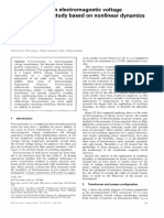 Ferroresonance in Electromagnetic Voltage Transformers A Study Based On Nonlinear Dynamics