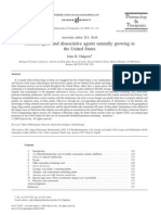 Hallucinogens and Dissociative Agents Naturally Growing in The United States 2004 Pharmacology & Therapeutics