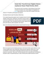 Peran Generasi Muda Dan Transformasi Digital Dalam Mencegah Penyebaran Hoax Pada Pemilu 2024