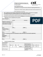 Application For Electronic Flight Bag Use Operational Approval