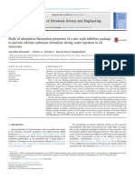 Study of Adsorption Desorption Properties of A New Scale Inhibitor Package