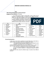 Homeroom Guidance Module 15