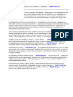 Literature Review Synthesis Matrix Template