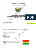 Creative Art and Design CCP Curriculum For B7 B10 Zero Draft