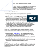 Total Quality Management Dissertation PDF