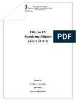 Pagsusuri Sa Isang Punong Kahoy Ni Jose Corazon de Jesus