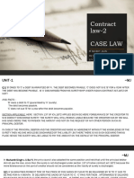 Contract Law-2 CASELAWS