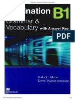 Destination B1 Grammar and Vocabulary With Answer Key