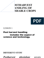 Postharvest Handling of Perishable Crops - LESSON 1 - PH4