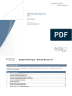 Big Data - Work Program - 08 - Metadata Management (10 24 2013)