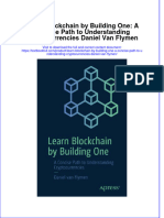 Full Chapter Learn Blockchain by Building One A Concise Path To Understanding Cryptocurrencies Daniel Van Flymen PDF