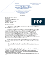 Letter To EPA Regarding GGRF NCIF Recipients