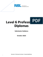 Level 6 Submission Guidance October 2023