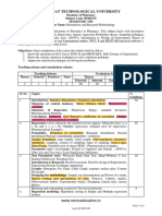 Sem 8 B.pharm Syllabus