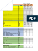 Diesel Engine Analysis EXCEL Spreadsheet