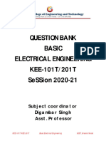 QB KEE101T Electrical