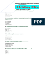 Accounting Pak Mcqs