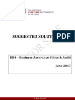 kb4 Business Assurance Ethics and Audit June 2017