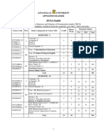 UG BA English - Annamalai University Syllabus