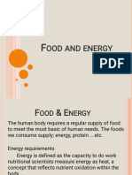 Food and Energy