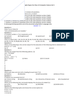 CBSE Sample Papers For Class 12 Computer Science Set 4 With Solutions