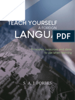 How To Teach Yourself A Foreign Language - S.A.J. Forbes