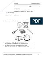 Prim Maths 3 2ed TR Unit 13 Test