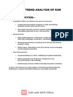 FM Trend and Ratio Analysis