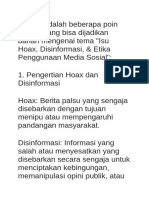 Isu Hoax Disinformasi & Etika Penggunaan Media Sos - 241007 - 095107