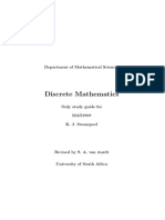 Discrete Mathematics: Department of Mathematical Sciences