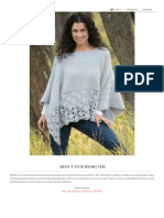 FurlsCrochet Free Crochet Poncho - Frosted Petals