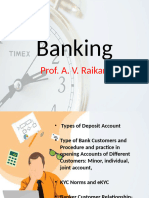 Banking: Prof. A. V. Raikar