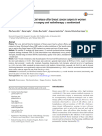 Effectiveness of Myofascial Release After Breast Cancer Surgery in Women Undergoing Conservative Surgery and Radiotherapy - A Randomized Controlled Trial