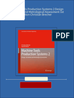 Full Machine Tools Production Systems 2 Design Calculation and Metrological Assessment 1st Edition Christian Brecher Ebook All Chapters